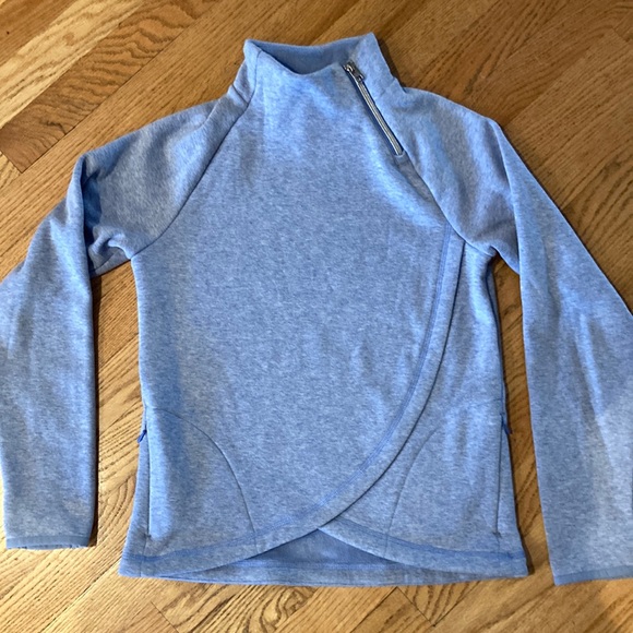 Marseille Sweat Avant-Match - Bleu/Bleu Manches Longues